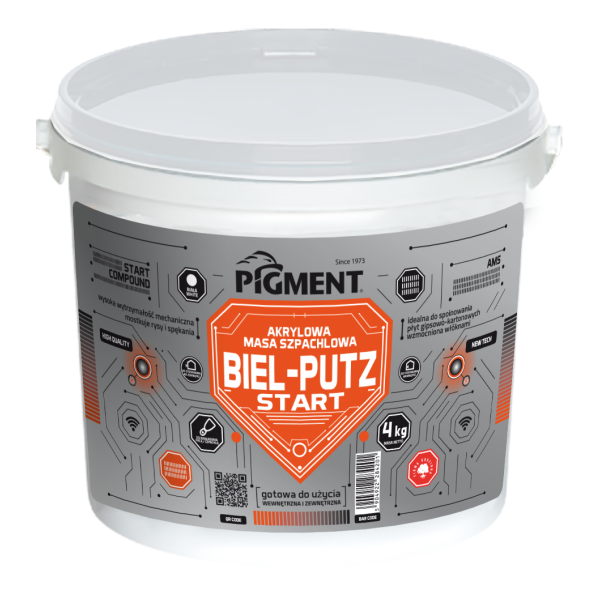 Акрилова шпаклівка Start з армуючими волокнами BIEL-PUTZ START
