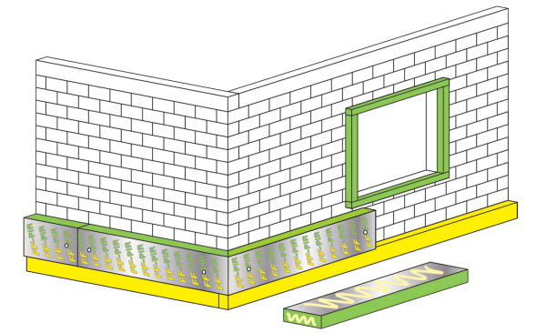 Клей-піна наноситься на стик панелей.